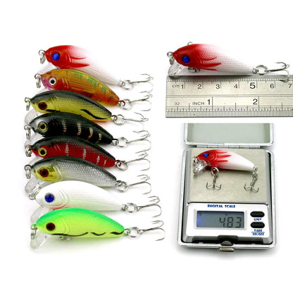 Wholesale 56pcs Mix Lure Kits Minnow Crankbait Group Fishing Lure for Bulk Sale