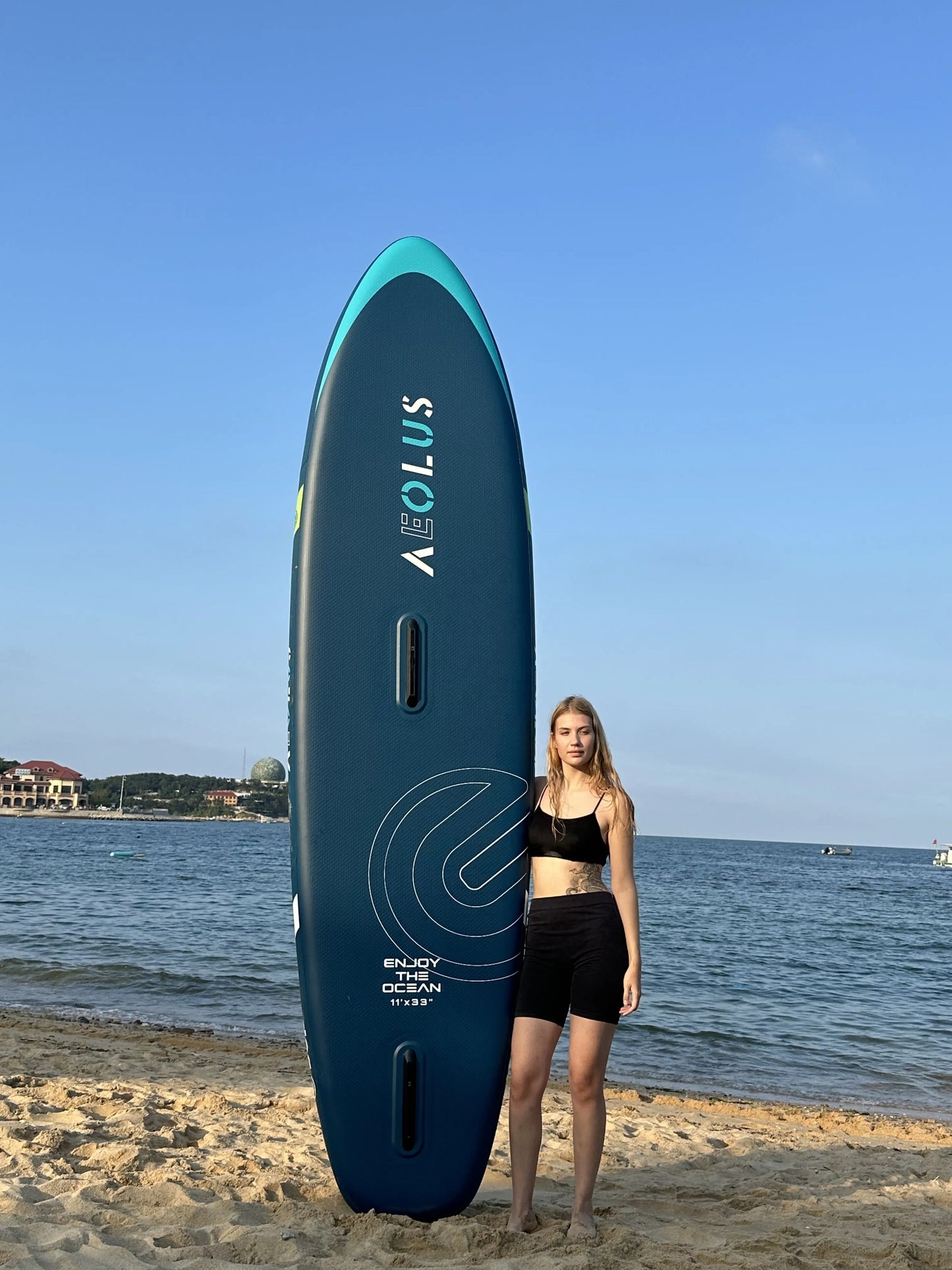 E SUP Ultra Stable 11ft SUP Sailboard 2 Fins Inflate Wind Surf Board  Cost-Effective  Waterplay Surfing