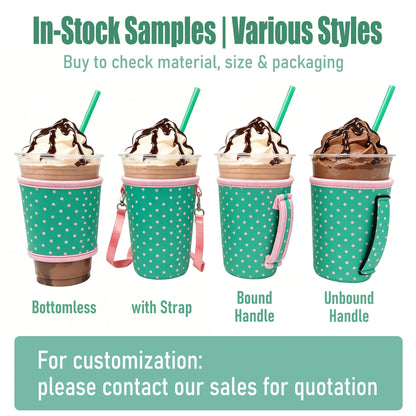 OEM Neoprene Cup Sleeve Custom Coffee Sleeve Custom Beach Portable Coffee Cup Holder for Coffee Holder Diving Material Cup Cover