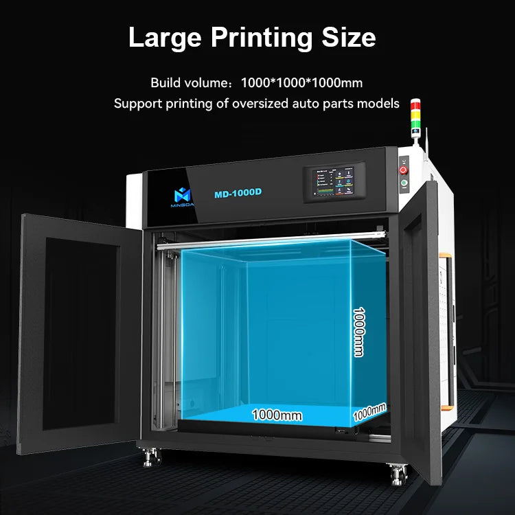 Mingda Big Industrial Impresora 3d Printing Machine 1000mm Large 3d Printer Car Bumper Industrial Stampante 3d