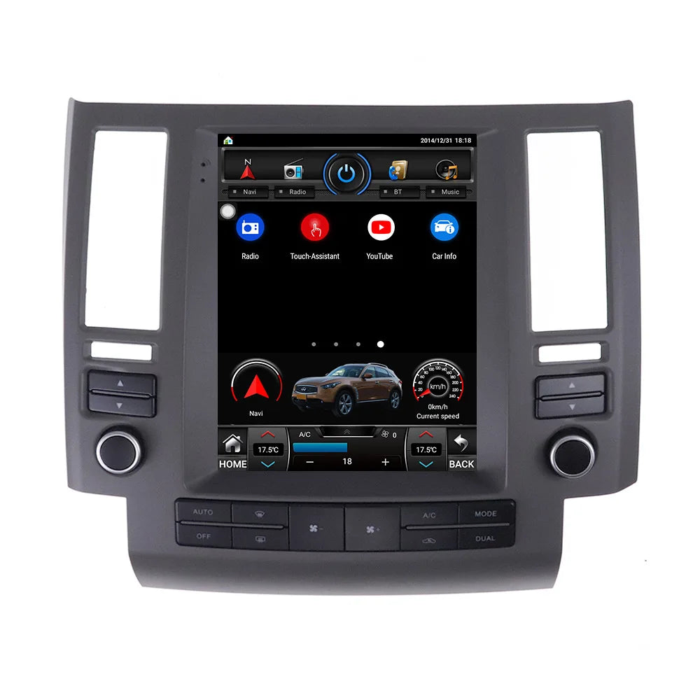 Android 11 for Infiniti FX35 FX45 2003 2004 2005 2006 Vertical Screen Car Radio Recorder Multimedia Stereo Player GPS Navigation
