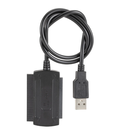 USB 2.0 IDE/SATA 3-in-1 Cable Power Supply ROHS Certified Tinned Copper Conductor Braid Shielding PVC Jacket in Stock