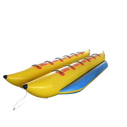 Wholesale  High Quality Inflatable Pvc 10 Person Towable Tube Inflatable Banana Boat Tube Pontoons for Rental