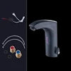 Brass White Sensor Tap Modern Single Hole Ceramic Valve Core Bathroom Wash Basin Hot Cold Mixer Faucet