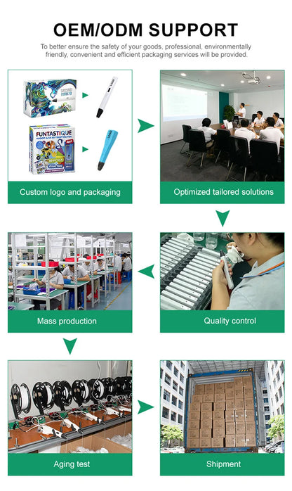 JER Hot Sales 3d Pen 3d Drawing Printer Pen with LCD Display Professional 3d Printing Pen Child Wireless