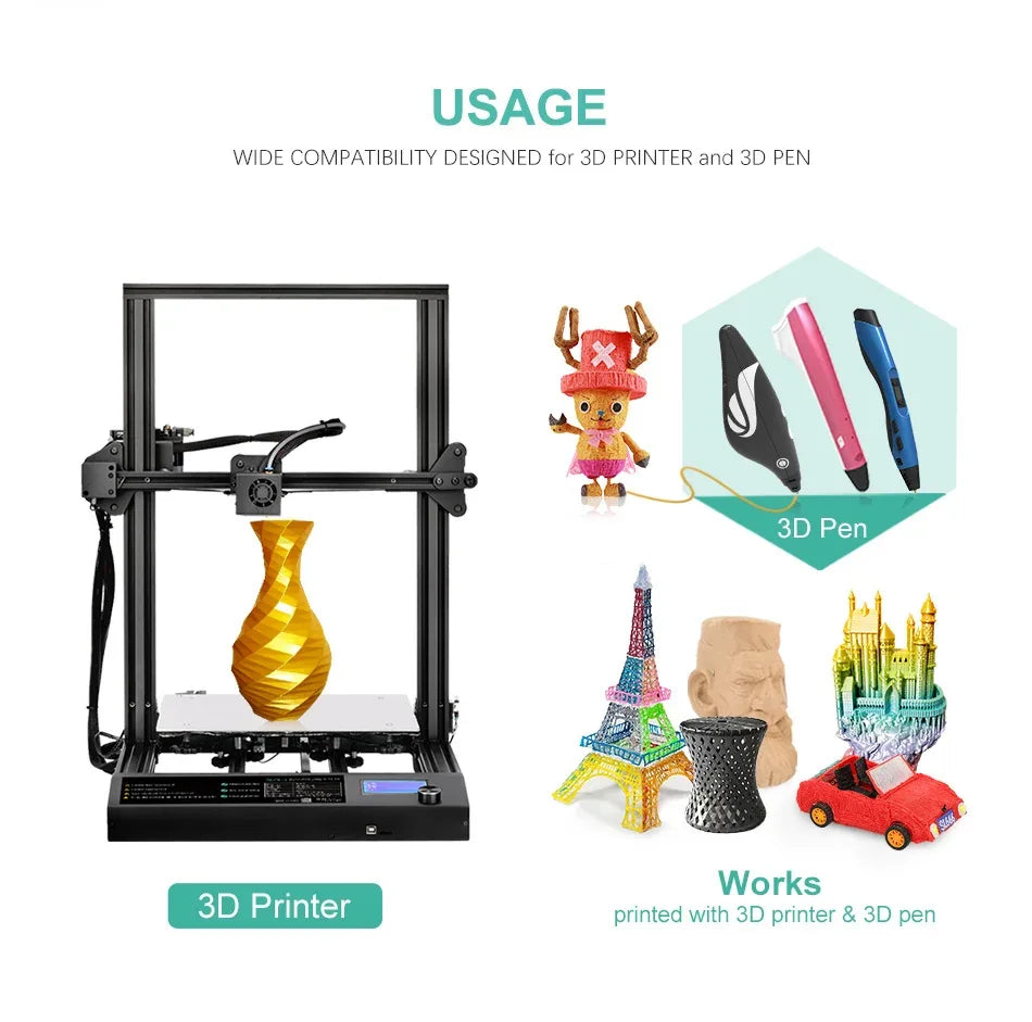 SUNLU PLA Filament 2KG 1KG/ Roll 3D Printer Filament PLA 1.75mm 3d Filament PLA Printing Materials for 3D Printer to 3D Printing