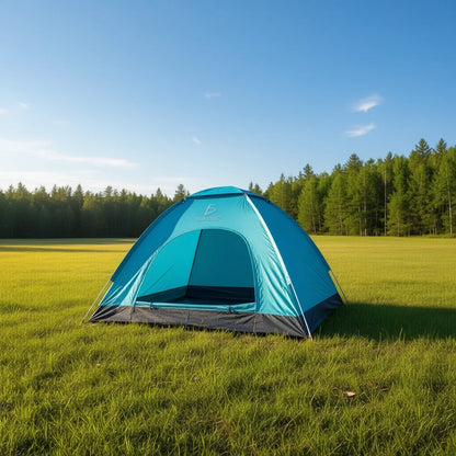 Lightweight Pop Up Tent For Camping, ELEGATE Double Layer Polyester Quick Open One Bedroom Tent, Portable Outdoor Tent, Model HO