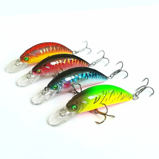 1 OUTKIT 2022 NEW Arrive Deep Water Small Lures Fishing Lure 4.7g 45mm Floating Minnow Mini Hard Bait for Perch Trout Bass by PDG ibma