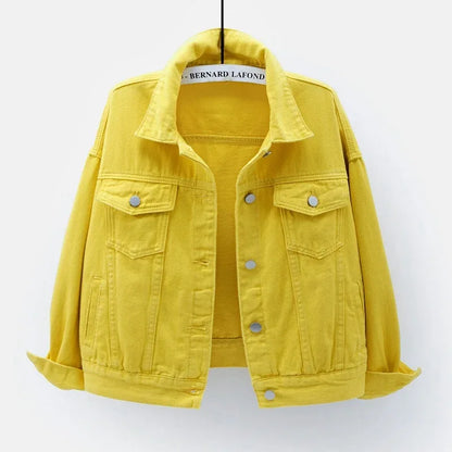 TTT-9539-T-Chaqueta Mujer Veste Femme New colorful plus-size Women Plus Size Jean Jacket Ladies Denim Coats Women Jackets