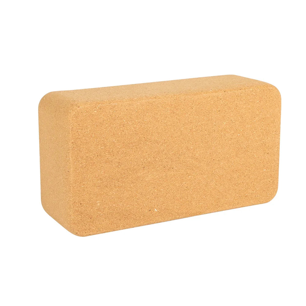 Customized Natural Organic Yoga Block High-Density Solid Cork Yoga Blocks for Children and Adults