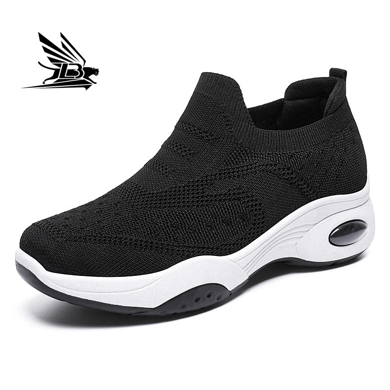Women's Casual Sneakers Comfortable Breathable Boat Shoes Flats Disposable Zapatos De Mujer