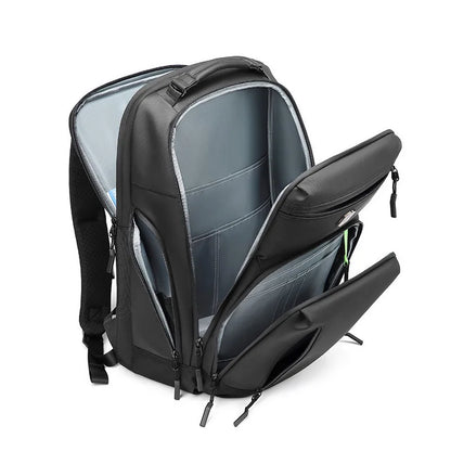 Portable 15.6" Inch Waterproof Anti-Theft Business Laptop Backpack Polyester Lining Zipper Closure Japan Style for Unisex Use