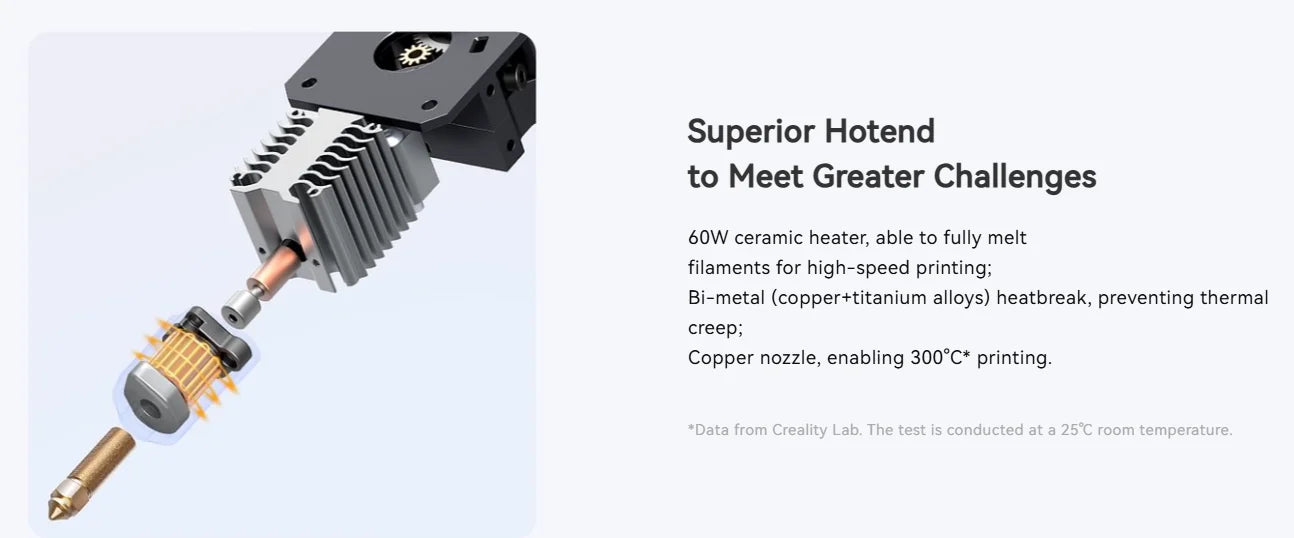 Creality Ender 3 V3 KE Smart Creality OS 500mm/s Max Printing Speed Smarter and Faster FDM 3D Printer