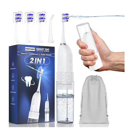 Shenzhen Factory New Arrival Portable Dental Professional Floss Toothbrush Rechargeable Water Flosser Teeth Whitening