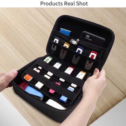 GHKJOK 3.5 inch Large HDD USB Flash Drive external hard disk case Cable Organizer Bag Carry Case usb flash disk GH1603