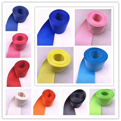 5yards 10/15/25/38/50mm Grosgrain Satin Ribbons for Wedding Christmas Party Decorations DIY Bow Craft Ribbons Supplies