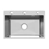 Wholesale Handmade Stainless Steel Kitchen Sink Anti-overflow Design Rectangle Single Bowl Kitchen Sink