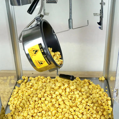 Kolice Strong Structure Commercial 8oz Kettle Popcorn Machine/Popcorn Making Machine with Safe Organic Glasses Make Popcorn
