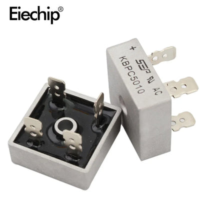 2PCS/Lot KBPC5010 Diode bridge rectifiers diodes 50A 1000V KBPC 5010 power rectifier diode electronic components