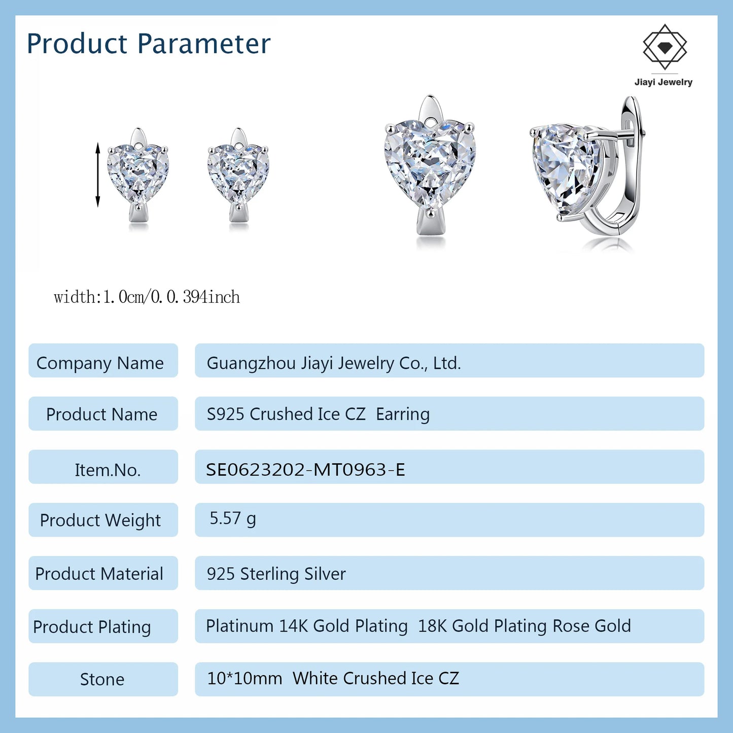 S925 Sterling Silver Heart CZ Hoop Earrings Dazzling Cubic Zirconia Huggie Hoops for Women