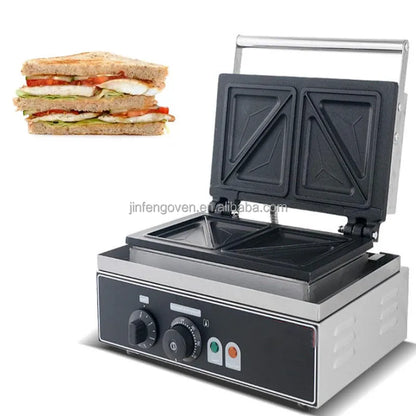 Commercial Burger Baking Machine Bread  Hamburger Press Hamburger waffle Machine
