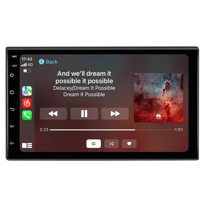 Krando Android 13.0  Universal 7 Inch TS18 Car Radio Screen Wireless Carplay Navigation GPS Wifi Multimedia Androiod Auto Stereo