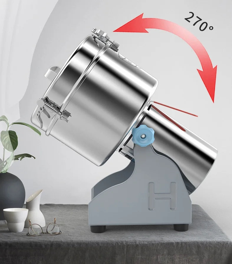 Small Household Electric Swing Type 1500g Dry Black Pepper Powder Grinder