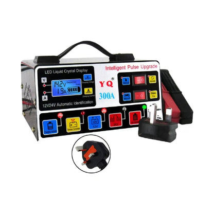 Smart Pulse 24V/12V Car Battery Charger Large Power Trickle Repair for SUV Truck Boat Car Motorcycle