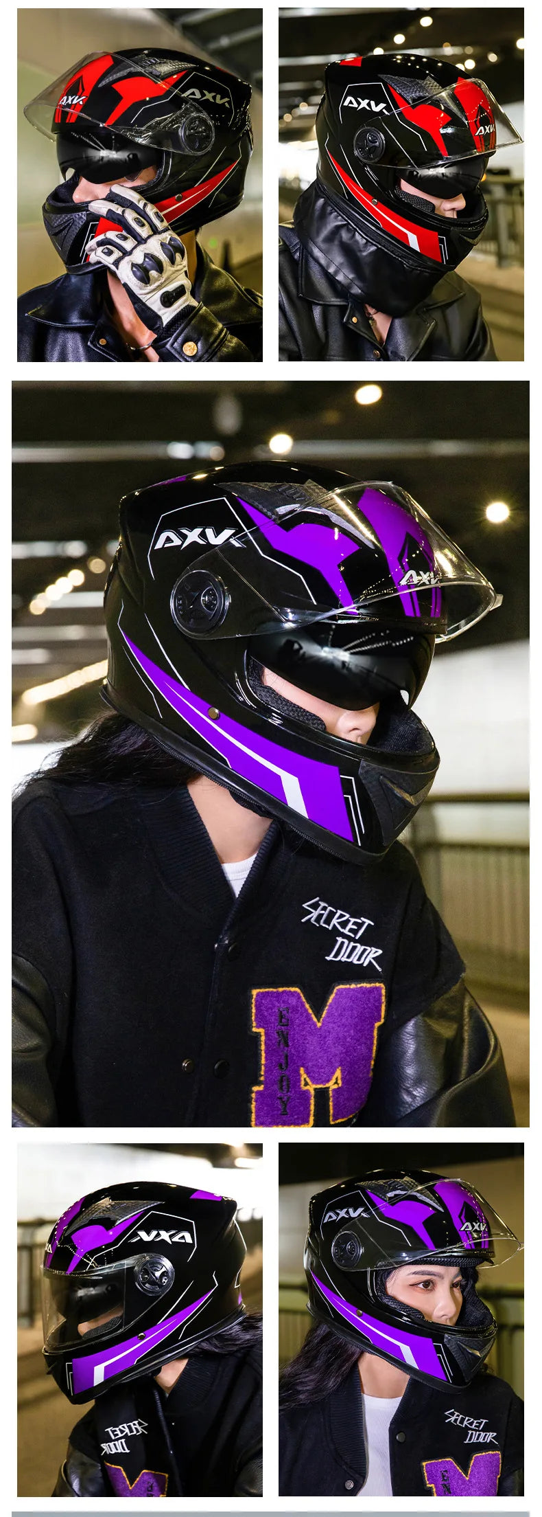2025 NEW LA  New National Standard 3C Certified Electric Motorcycle Helmet Winter Warm Motorcycle Four Seasons Riding Helmet