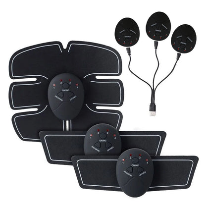 Hot Sell Rechargeable ABS ab TENS Unit Electro Pulse Belly Muscle Stimulator Trainer for People Workout Fitness