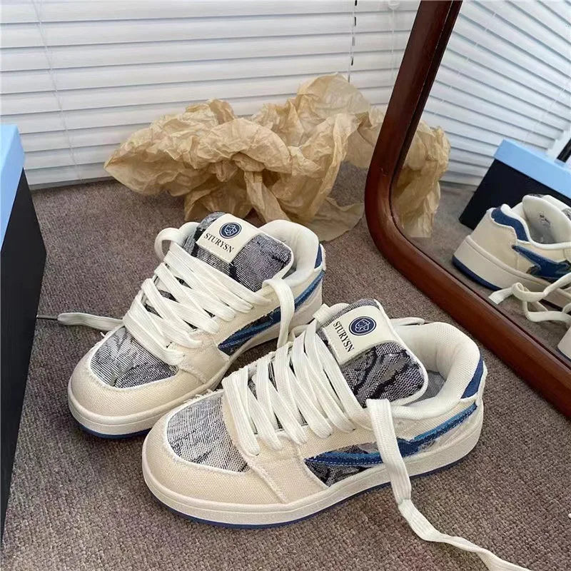 National Trend Niche Board Shoes Women Ins Trendy 2026 Spring Summer New Student Versatile Sports Casual Bread Shoes