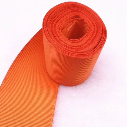 5yards 10/15/25/38/50mm Grosgrain Satin Ribbons for Wedding Christmas Party Decorations DIY Bow Craft Ribbons Supplies
