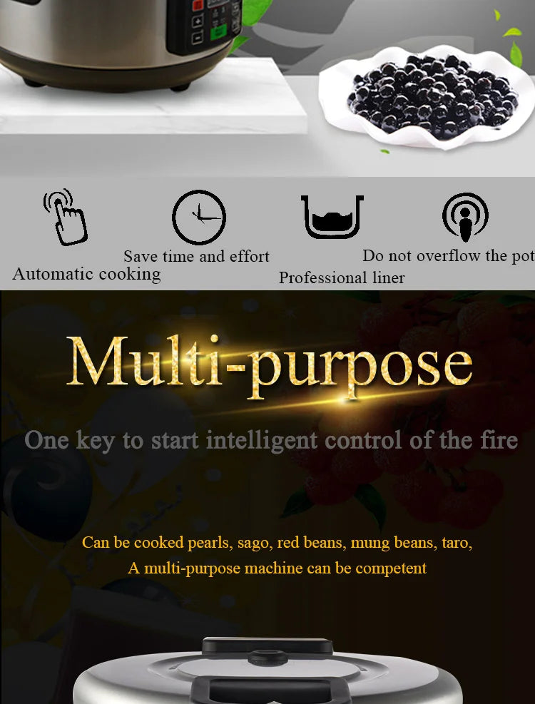 Rice Cooker 16L Customizable Rice Warmer Digital Multicooker Multifunction Rice Cooker 5kg 16L