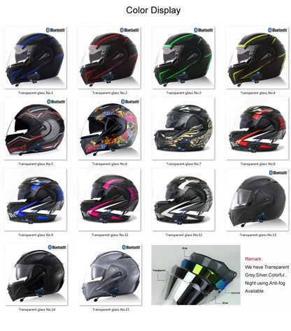 Carbon Fiber Pattern Electric Scooter Motorcycle Blueto0th Wireless Headphone Speaker Open Face Double Lens Full Face Helmets