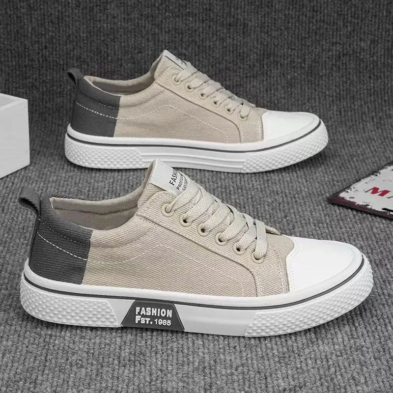 2025 Hot Sale Breathable Sneaker for Men Casual Shoes Flat Canvas Shoes