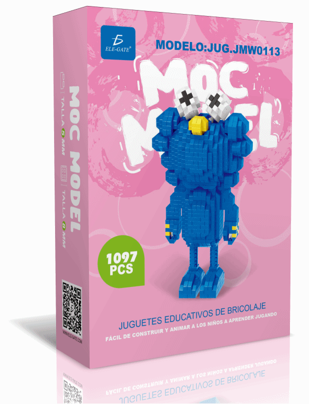 Cookie Monster Block Toy 1097PCS