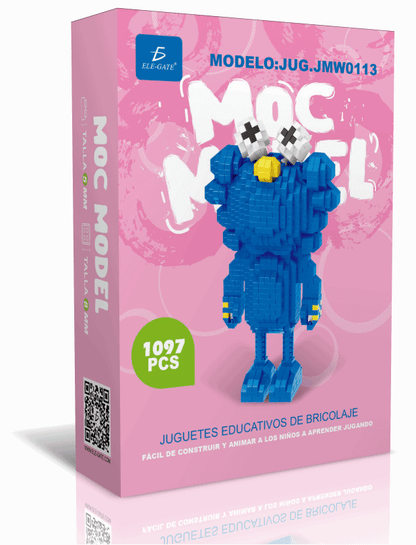 Cookie Monster Block Toy 1097PCS
