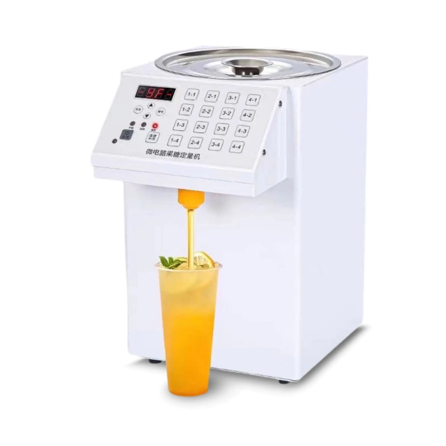 Commercial Milk Tea Shop Special Fructose Machine with EU Certified NSF/ETL/CE Certified Boba Milk Tea 16-key Fructose Machine