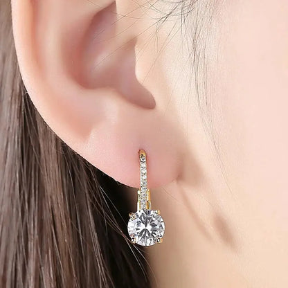 Elegant Fashion Earrings Minimal Design Women Daily Wear Jewelry Earrings