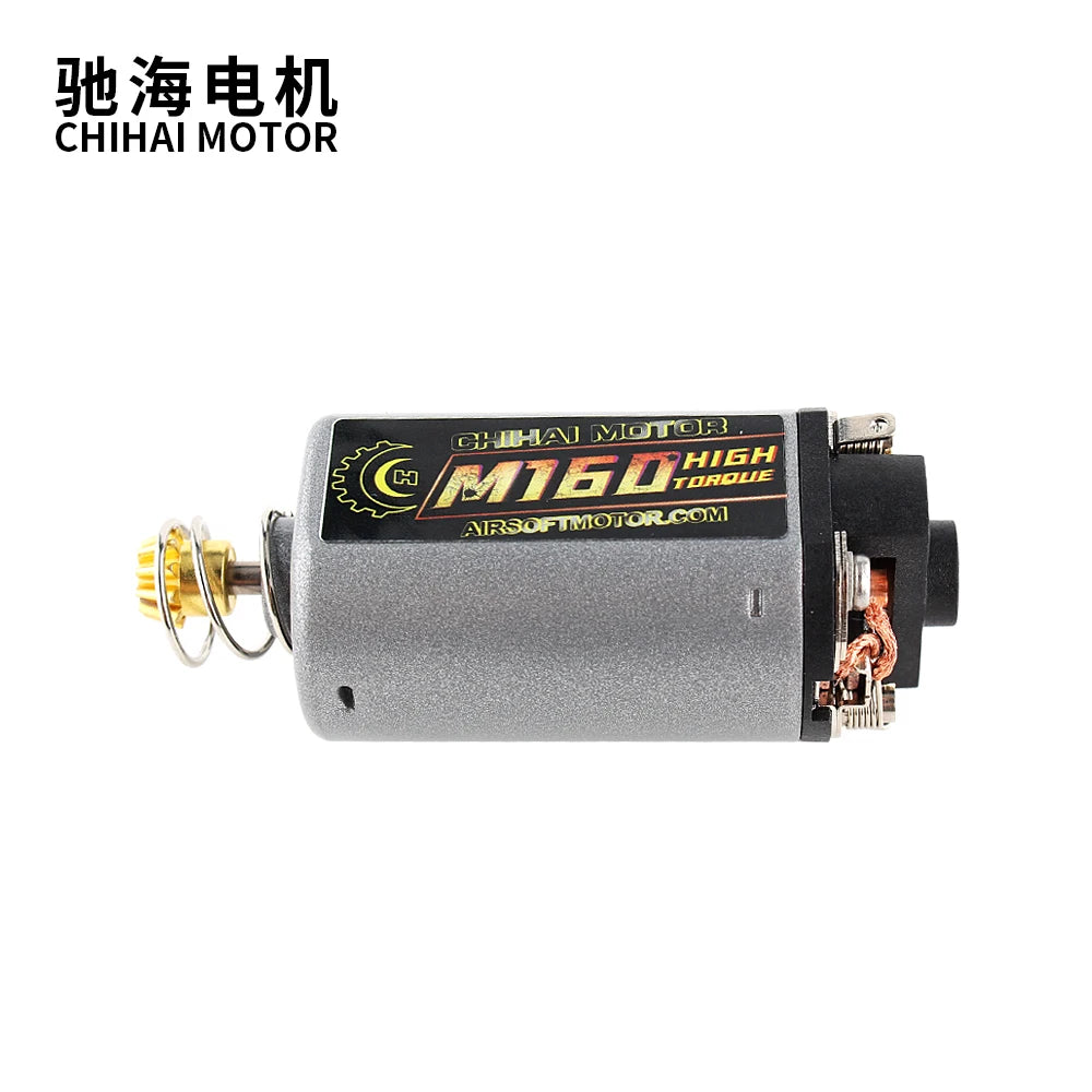Chihai Motor CHF-480WA-22TPA M160 N35 NdFeB 25000RPM High Torque Motor AEG Motor Short Axis for Ver.3 Gearbox AK Series Airsoft
