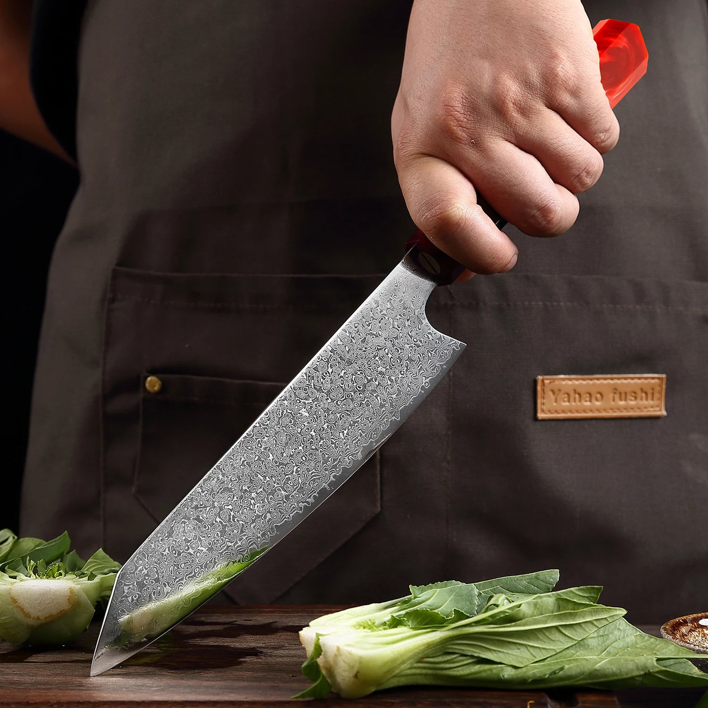 Hot Sale Factory Direct Japanese Vg10 Damascus Steel Gyuto Knife Damascus Kiritsuke Knife Kitchen Knives