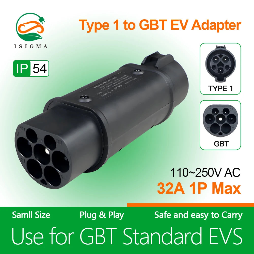 Ev Charger Charging Adapter SAE J1772 IEC 62196 CCS CCS1 CCS2 Type 1 GBT Type 2 Ccs to Gbt Adapter