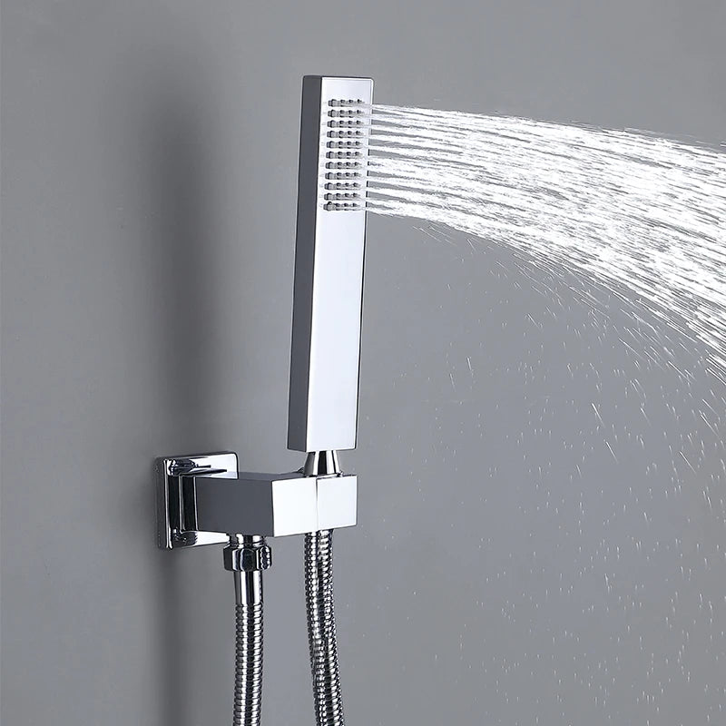 Homein Sanitary Ware, US Warehouse in Stock, Thermostatic Shower Set, Multi-function Bathroom Shower Set, Copper Material