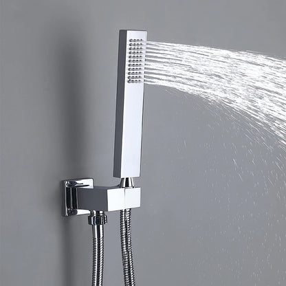 Homein Sanitary Ware, US Warehouse in Stock, Thermostatic Shower Set, Multi-function Bathroom Shower Set, Copper Material