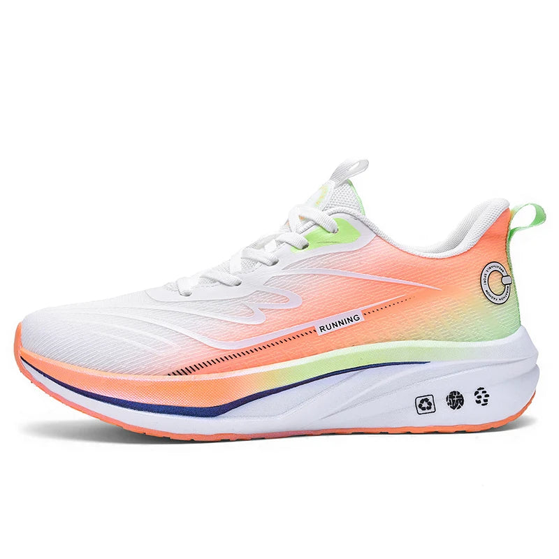 Premium Breathable Mesh Running Shoes Lightweight Carbon Fiber High-Traction Outsole US 13/ EU 47-48 Winter Anti-Slip Foam
