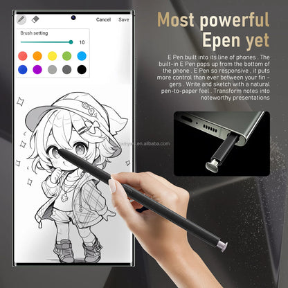 2024 NEW Brand Original S24 Ultra 5g Telephone 6.8 Inch 12Gb+512GB Android Smartphone Android 13 64MP 5000Amh 4G Mobile Phones