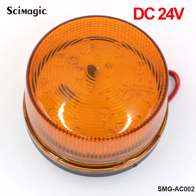 Signal Strobe Flashing Lamp DC 12V or 24V LED Gate Flashing Light Lamp Alarm Lamp For Swing Sliding Gate Opener/Barrier Gate