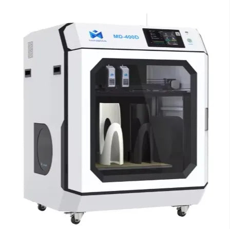 MD-400D IDEX Stock Free Leveling 3d Printer Dual Extruder Fdm 3d Printer Machine