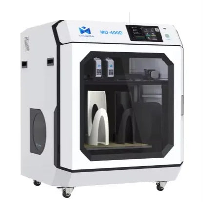 MD-400D IDEX Stock Free Leveling 3d Printer Dual Extruder Fdm 3d Printer Machine