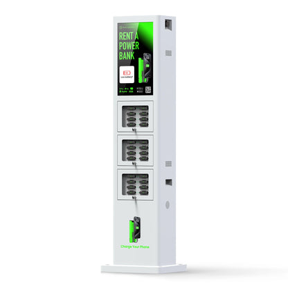 Waterproof 4G Portable Power Station 6000mAh Fast Charging Vending Phone Charging Station with LED Features Rental Power Bank